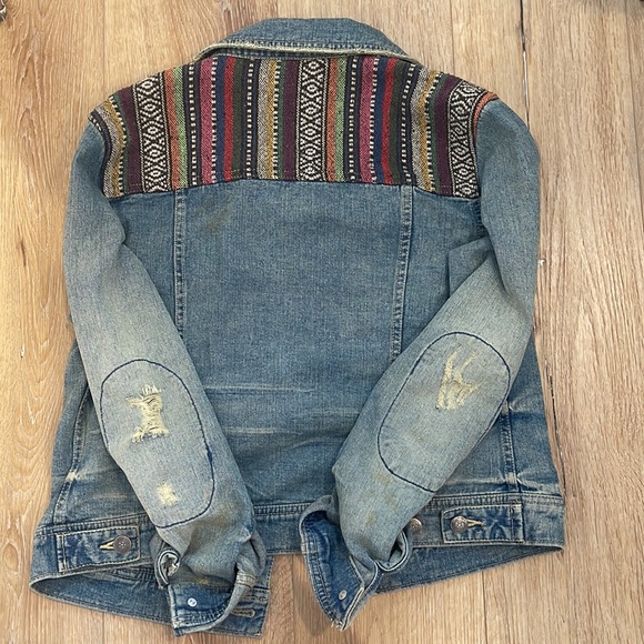 Free people jean jacket size 8 - Picture 6 of 8